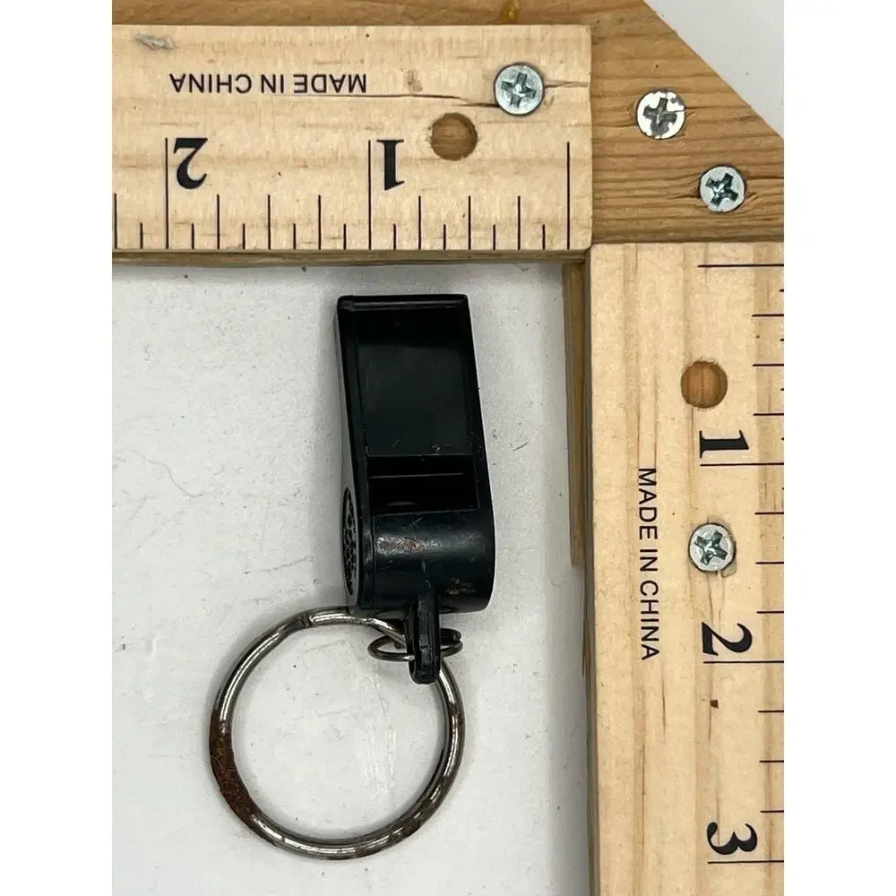 Vintage SERON P-38 Whistle Keychain Made in USA Collectible Safety Whistle